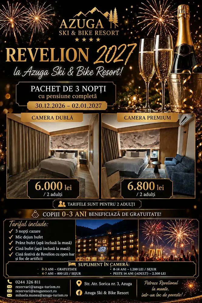 Ofertă cazare Revelion Azuga Ski & Bike Resort
