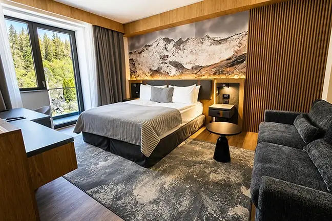 Cameră Premium spațioasă la Azuga Ski & Bike Resort